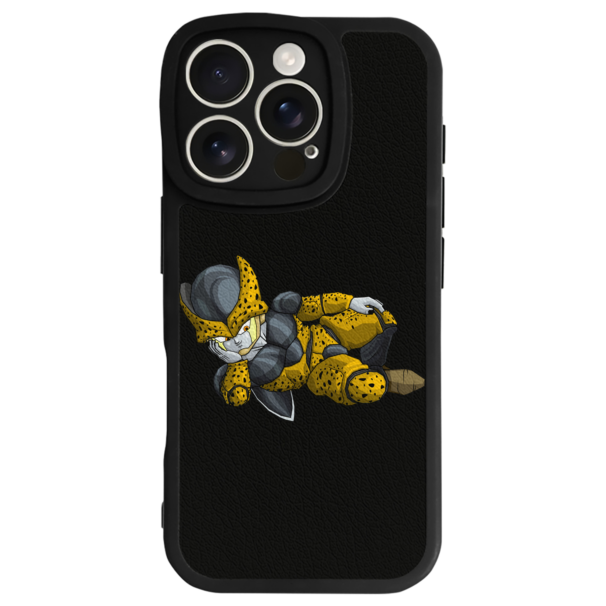 （画像用） ドラゴンボール セル DRAGON BALL Cell 【iPhone 16シリーズ対応】シリコンスマホケース（レザー調） 材質：シリコン
